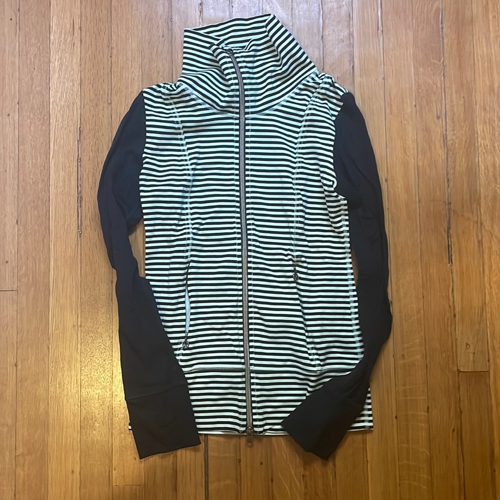 Lululemon Athletic striped Zip Up Jacket
